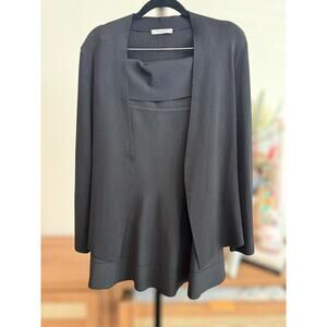 M.M. La Fleur Knit Cardigan & Skirt Set Women's Size Medium Top, Large Bottom